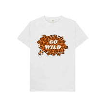 Load image into Gallery viewer, White Kids Go Wild T-Shirt