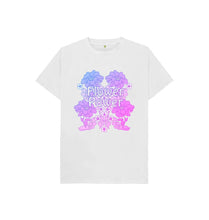 Load image into Gallery viewer, White KIDS FLOWER POWER CANDY WHITE T-SHIRT
