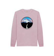 Load image into Gallery viewer, Mauve Kids Mountain Logo Sweatshirt
