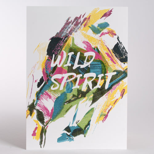Wild Spirit A4 Print on recycled paper