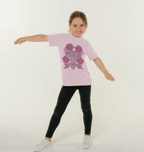 Load image into Gallery viewer, KIDS FLOWER POWER PINK T-SHIRT
