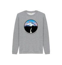 Load image into Gallery viewer, Athletic Grey Kids Mountain Logo Sweatshirt

