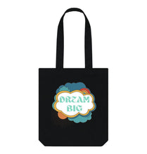 Load image into Gallery viewer, Black Dream Big  Tote Bag
