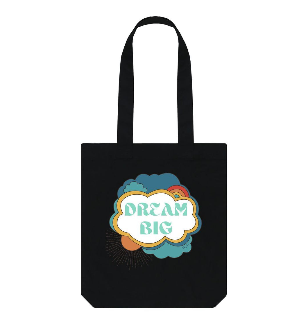 Black Dream Big  Tote Bag