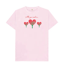 Load image into Gallery viewer, Pink All You Need Is Love Unisex Pink T-Shirt
