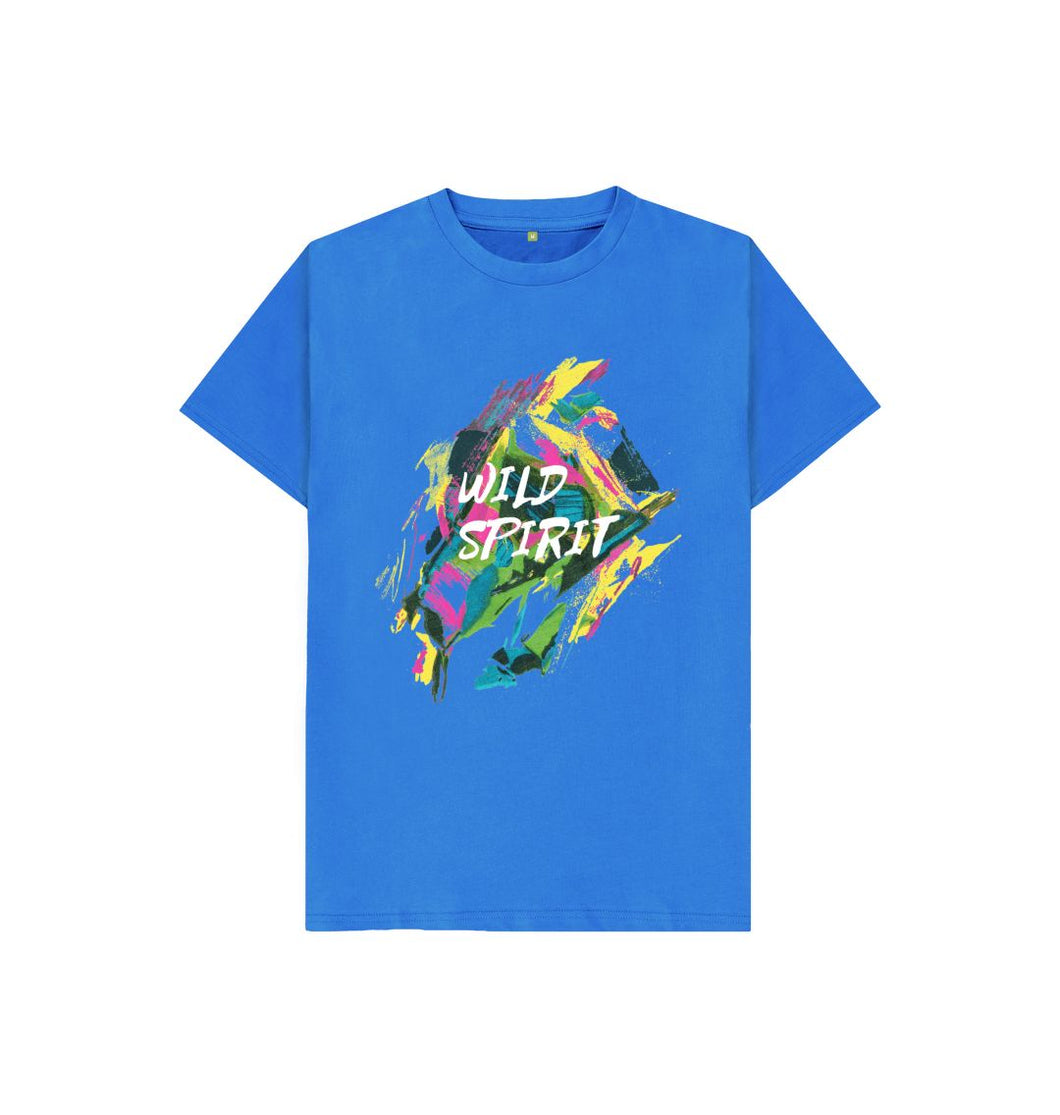 Bright Blue Kids Wild Spirit Blue T-Shirt